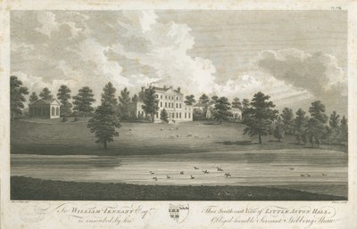 Shenstone - Little Aston Hall: gravür, nd [1762-1798] (baskı) by Stebbing Shaw