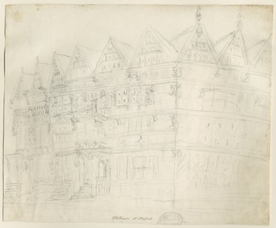 Stafford - Antik "Yüksek Ev": karakalem, nd [1794] by Stebbing Shaw