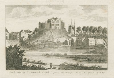 Tamworth Kalesi: gravür by Stebbing Shaw