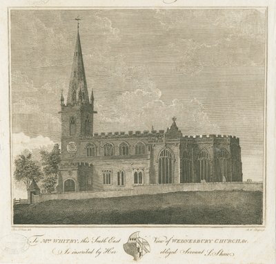 Wednesbury Kilisesi: gravür, nd [1762-1802] by Stebbing Shaw