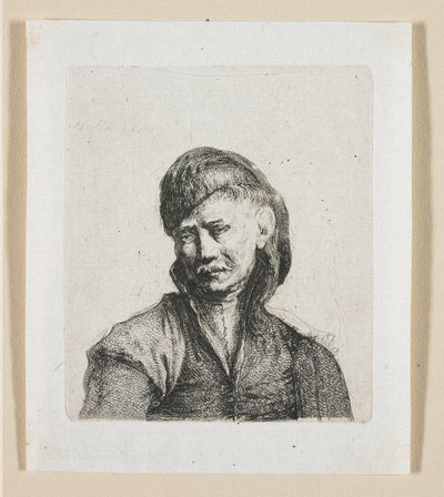 Bir Kazak Büstü by Stefan Juliusz Norblin de la Gourdaine