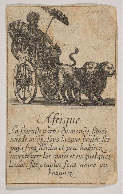Afrika, 1644. by Stefano della Bella