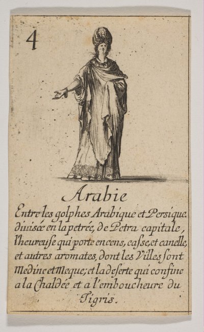 Arabistan, 1644. by Stefano della Bella
