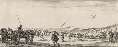 Diğer Conduite de Cannons, (döşemiş kağıt üzerine gravür) by Stefano della Bella