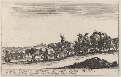 Bagaj Treni, c. 1641. by Stefano della Bella