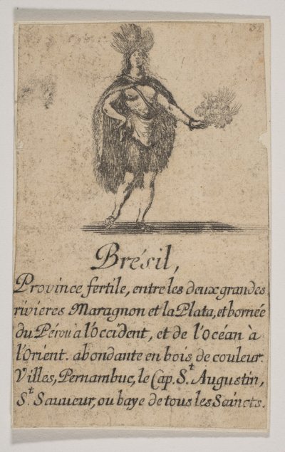 Brezilya, 1644. by Stefano della Bella