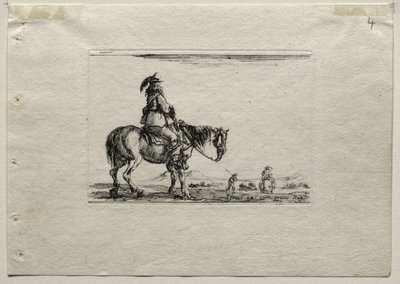 Kaprisler: Atlı Cavalier. by Stefano della Bella