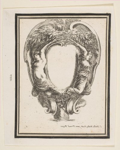 Ördek ve Periler ile Kartuş, 1647. by Stefano della Bella