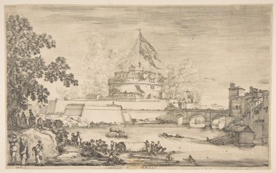 Castel Sant Angelo, yaklaşık 1634. by Stefano della Bella