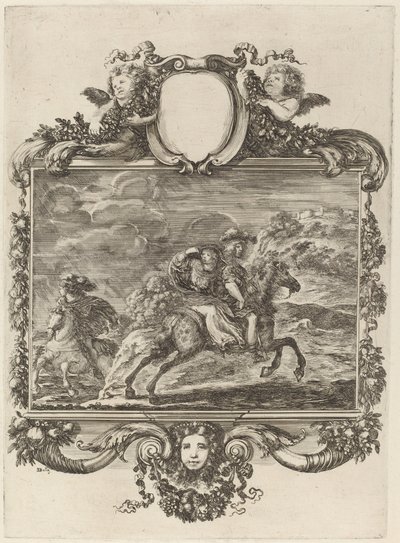 Clovis ve Clotilda. by Stefano della Bella