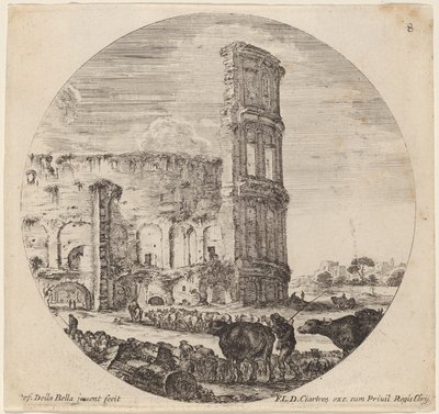 Kolezyum, 1646. by Stefano della Bella