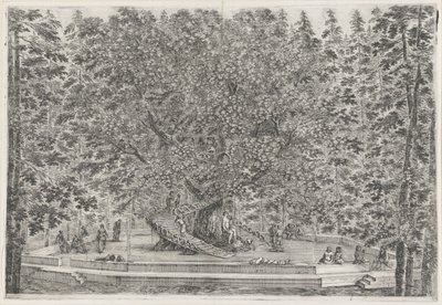 De tuin van Villa Pratolino