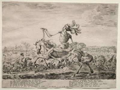 Savaş Alanında Ölüm, 1646-1647. by Stefano della Bella