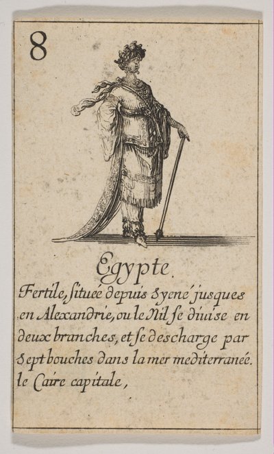 Mısır, 1644. by Stefano della Bella