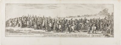 Polonya Büyükelçisinin Roma'ya girişi by Stefano della Bella