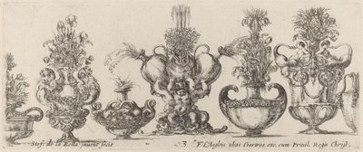 Fantastik Vazolar, muhtemelen 1646. by Stefano della Bella