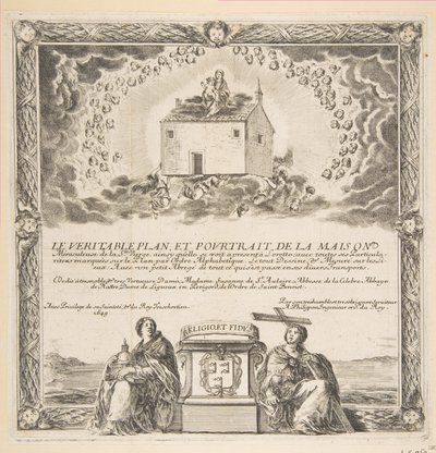 Gerçek Plan ve Ste. Bakire, 1649. by Stefano della Bella