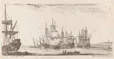 Gemi Grubu, 1644. by Stefano della Bella