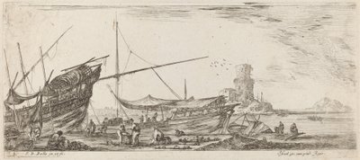 Liman Manzarası, 1644. by Stefano della Bella