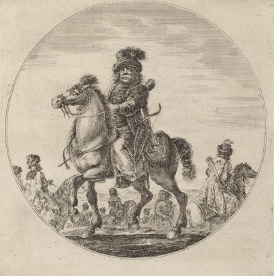 Macar Şövalyesi. by Stefano della Bella