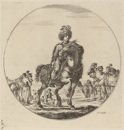 Macar Süvari by Stefano della Bella