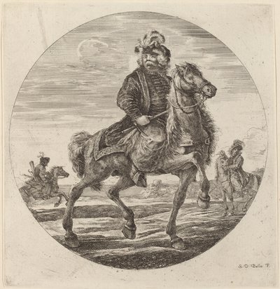 Macar Süvari by Stefano della Bella