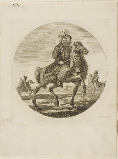 Macar Süvari by Stefano della Bella