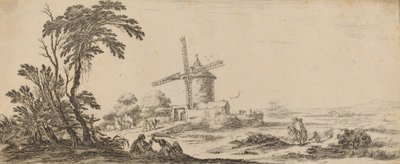 Yel Değirmeni ile manzara, 1647