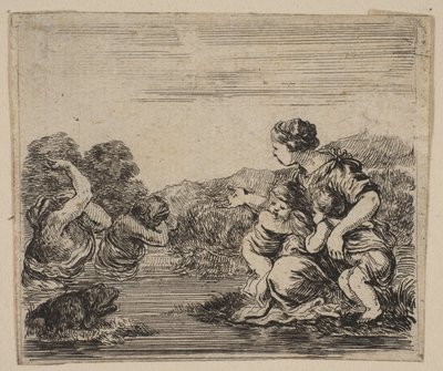 Mitoloji Oyunu Mitolojisinden Latona, 1644. by Stefano della Bella