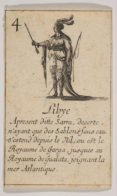 Libya, 1644. by Stefano della Bella