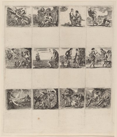 Mitolojik Oyun Kağıtları, 1644. by Stefano della Bella