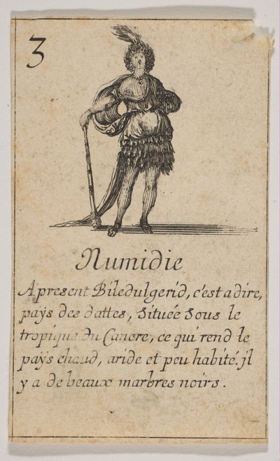 Numidya, 1644. by Stefano della Bella