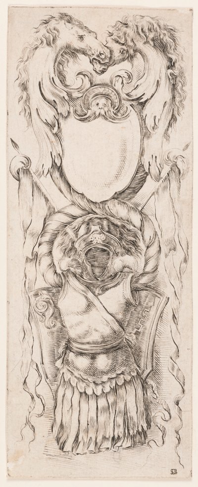 Süsler veya Groteskler (Grotesk Süsleme) by Stefano della Bella