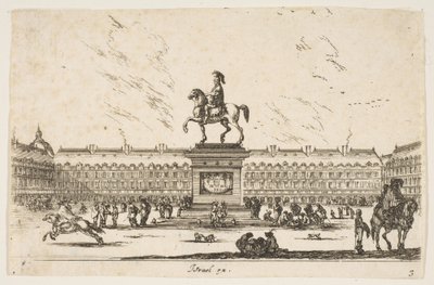 Levha 3: La Place Royale, XIII. Louis