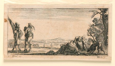 Plaka 7, "Bazı Birlik Davranışları, Toplar ve Kasabalara Saldırılar için Tasarımlar" by Stefano della Bella