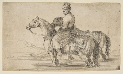 Polonyalı Damat Yıkanan Atlar, yak. 1662. by Stefano della Bella