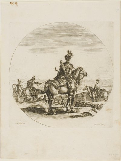Polonyalı Süvari by Stefano della Bella
