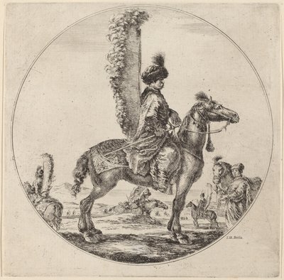 Polonya Hussar by Stefano della Bella