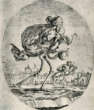 Stefano della Bella, 1906, Beş Ölüm Setinden Gravür