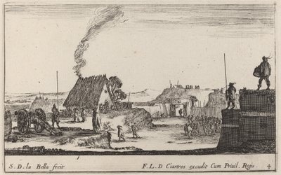 Davul Çalan Asker, c. 1641. by Stefano della Bella