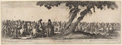 İspanyol Beyler, Polonyalı ve Fransız Atlılar, 1633. by Stefano della Bella