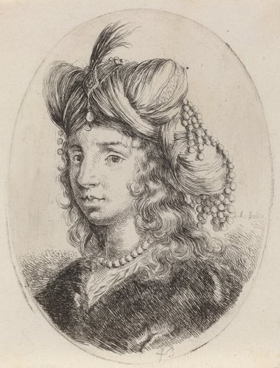 İncilerle Bezenmiş, Sola Dönük Sultanlık, 16491650. by Stefano della Bella