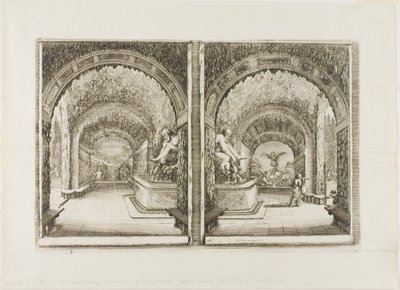 Pan ve Şöhret Mağarası by Stefano della Bella