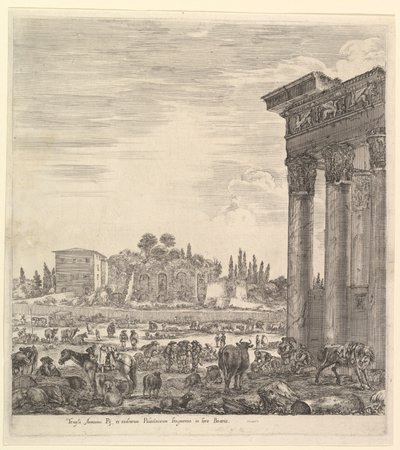 Sağda Antoninus Tapınağı