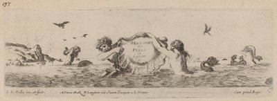 Frizler ve Fogliani Süsleri için Başlık Sayfası, muhtemelen 1648. by Stefano della Bella