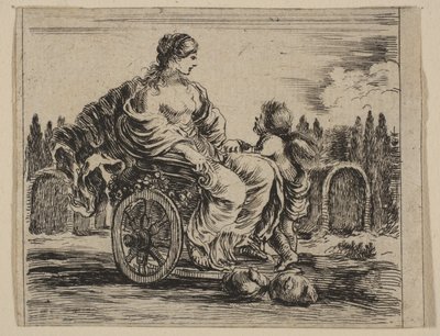 Mitoloji Oyunu Mitolojisinden Venüs, 1644. by Stefano della Bella