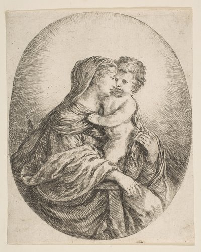 Meryem Kucaklayan İsa Çocuğu, ca. 1641. by Stefano della Bella