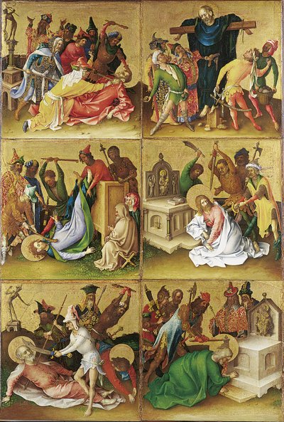 Havarilerin Şehitliği. Sağ panel by Stephan Lochner