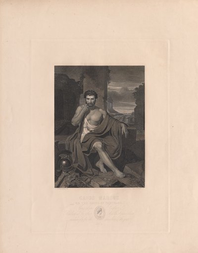 Kartaca Harabeleri Üzerine Caius Marius. by Stephen Alonso Schoff