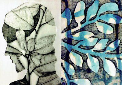 La Foret X, 2017 (kolaj) by Stephen Dow